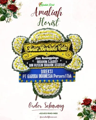 Papan Bunga Duka di Ampenan Selatan